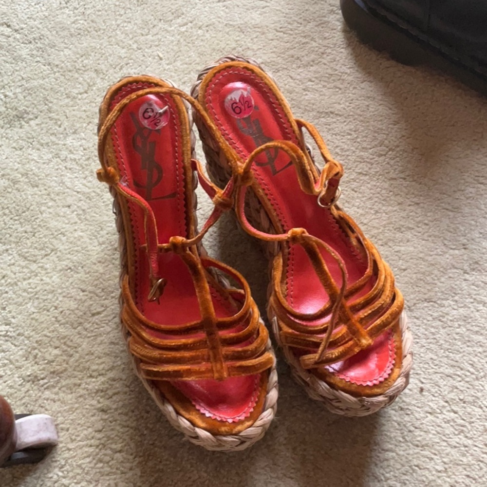 Sold YSL sandals rare find fit 36.5 - Picture 2 of 6